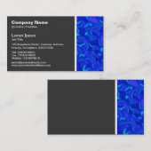 Texturstein - Gesichter des Blauen Visitenkarte (Vorne/Hinten)