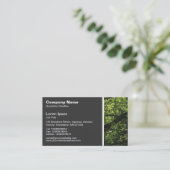 Texturstein - Holz 02 Visitenkarte (Stehend Vorderseite)