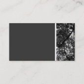 Texturstein (in den Bäumen) II Visitenkarte (Rückseite)