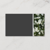 Texturstein (kleine Blume) II Visitenkarte (Rückseite)