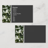 Texturstein (kleine Blume) Visitenkarte (Vorne/Hinten)
