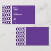 Texturstein (Lila Textur) Visitenkarte (Vorne/Hinten)