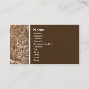Texturstein (Meer und Sand) - Maßgeschneiderte Visitenkarte