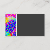 Texturstein (schöne Wellen) Visitenkarte (Rückseite)