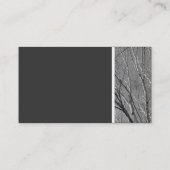 Texturstein - Silberbänke Visitenkarte (Rückseite)