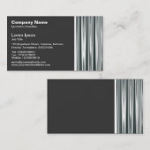 Texturstein - Silbervorhang Visitenkarte (Vorne/Hinten)