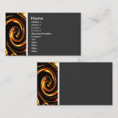 Texturstein (Swirl) - II Visitenkarte (Vorne/Hinten)