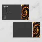 Texturstein (Swirl) - III Visitenkarte (Vorne/Hinten)
