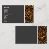 Texturstein (Swirl) - IIIa Visitenkarte (Vorne/Hinten)