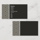 Texturstein - Terrazzo 014 (201F1B) Visitenkarte (Vorne/Hinten)
