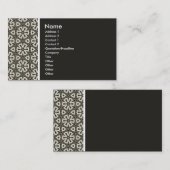 Texturstein - Terrazzo (201F1B) Visitenkarte (Vorne/Hinten)