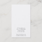 Texturstil Comic-Sprechblase Visitenkarte (Rückseite)