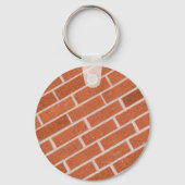 Texturstruktur aus Red Brick Wall Schlüsselanhänger (Vorderseite)
