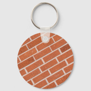 Texturstruktur aus Red Brick Wall Schlüsselanhänger