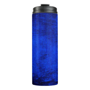 Texturstruktur blau thermosbecher