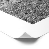 Texturstudie über Nachtspaziergang Poster (Ecke)