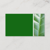 Texturteppich (Blatt) II Visitenkarte (Rückseite)