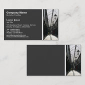 Texturteppich - Einkaufspassage Visitenkarte (Vorne/Hinten)