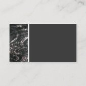 Texturteppich (Regen auf einem Teich 2) - Maßgesch Visitenkarte (Rückseite)