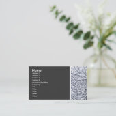 Texturteppich (Schneebründe) Visitenkarte (Stehend Vorderseite)
