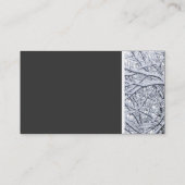 Texturteppich (Schneebründe) Visitenkarte (Rückseite)