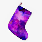 Texturvorlage lila kleiner weihnachtsstrumpf (Vorderansicht (hängend))