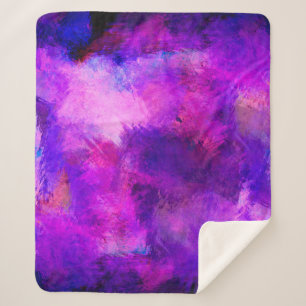 Texturvorlage lila sherpadecke