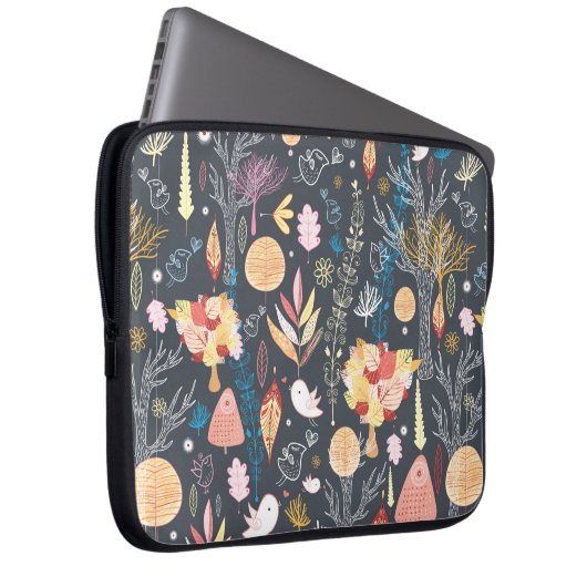 Texturwald Laptopschutzhülle (Vorne Rechts)