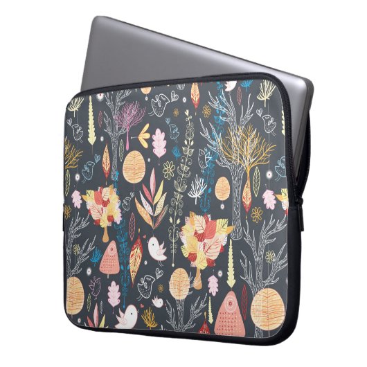 Texturwald Laptopschutzhülle (Vorderseite Links)