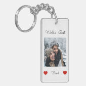 Textvorlage für das Foto "Der beste Freund der Wel Schlüsselanhänger (Vorderseite links)