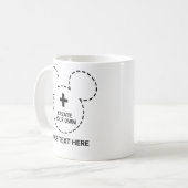 Textvorlage Kaffeetasse (Vorderseite Links)