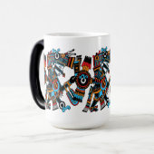 Tezcatlipoca - Rauchen SpiegelLord of Night Sky Verwandlungstasse (Vorderseite Links)