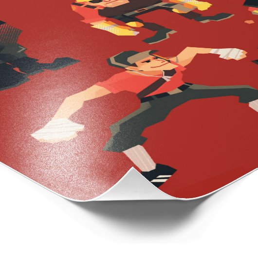 TF2 Meme mercenaries medium art print Fotodruck (Ecke)