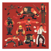 TF2 Meme mercenaries medium art print Fotodruck (Vorne)