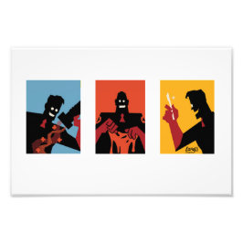 TF2 RED medic triptych white print Fotodruck