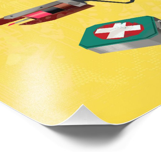TF2 RED-Medizin-Tools Fotodruck (Ecke)