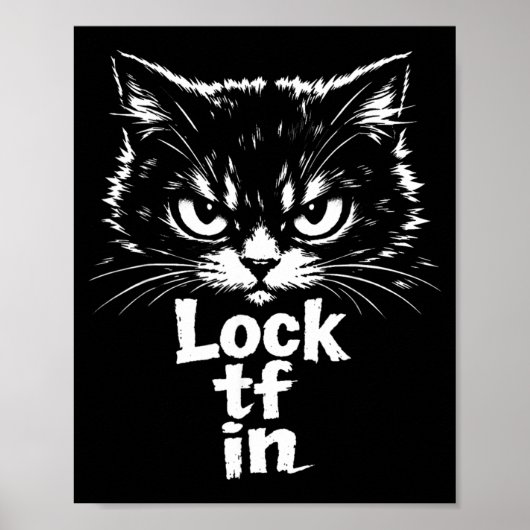 TF in Katze sperren Poster (Vorne)