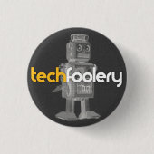 Tf-Roboter-Logo - Knöpfe Button (Vorderseite)