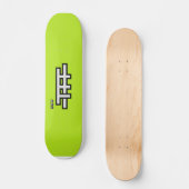 TFF grundlegend (hellgrün) Skateboard (Vorderseite)