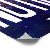 TFiOS Das Universum Will, als Poster notiert zu we (Ecke)