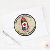 TFK-LOGO RUNDER AUFKLEBER (Umschlag)