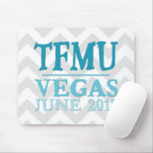 TFMU VEGAS Aqua Zickzack Mousepad (Mit Mouse)
