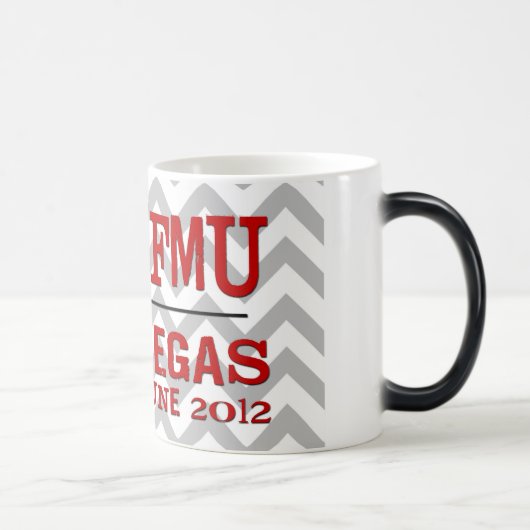 TFMU VEGAS rote Zickzack verwandelnde Tasse (Rechts)
