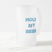 TFS hält mein Bier fest Mattglas Bierglas (VorderseiteRechts)