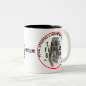 TFS Schwarz-Weiß-Kaffeetasse oder Teetasse (VorderseiteRechts)