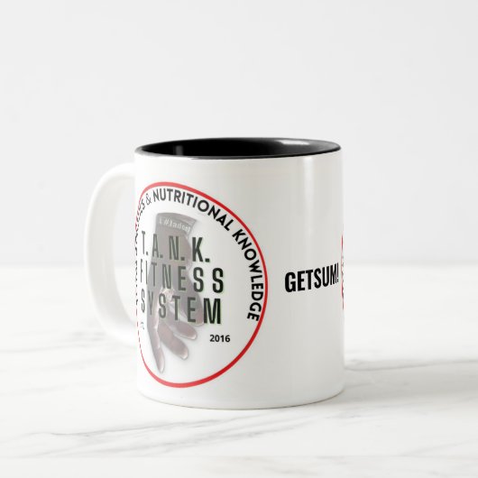 TFS Schwarz-Weiß-Kaffeetasse oder Teetasse (Vorderseite Links)