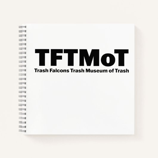 TFTMoT Sketchbook  Notizblock (Vorderseite)