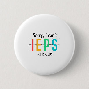 Tg Sorry Ich Kann Ieps Sonderpädagogik-Lehrer Lust Button