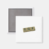 TGF Letter Tiles Magnet (Vorderseite/Rückseite)