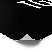 TGI Fried Egg Funny Food Pub Dark BG Poster (Ecke)